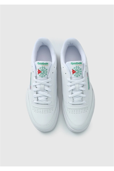 Reebok 100000155 Club C 85 Erkek Sneakers Beyaz Yeşil