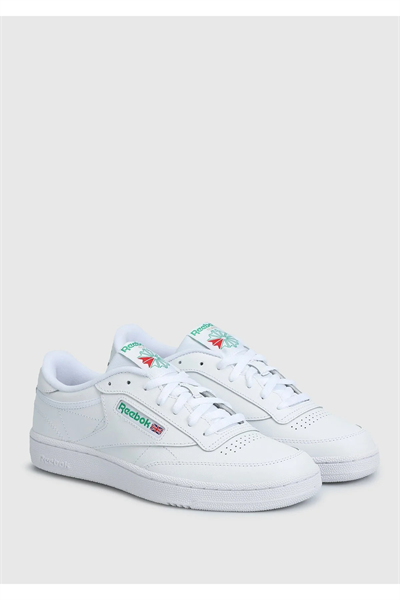 Reebok 100000155 Club C 85 Erkek Sneakers Beyaz Yeşil