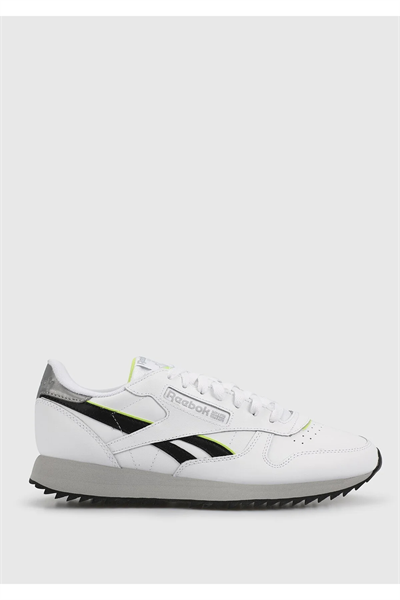Reebok 100032767 CLASSIC LEATHER RIPPLE Erkek Günlük Spor Ayakkabı Beyaz Yeşil