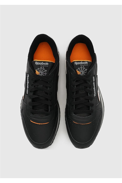 Reebok 100032768 CLASSIC LEATHER RIPPLE Erkek Günlük Spor Ayakkabı Siyah Beyaz