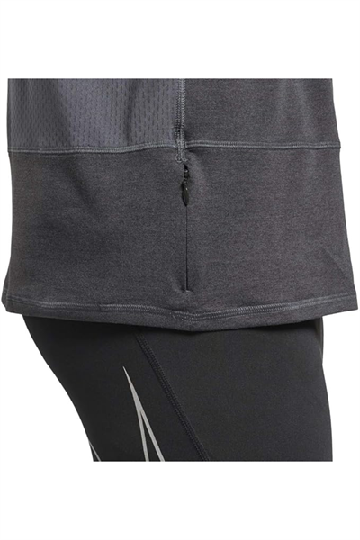 Reebok FK6478 RE Quarter Zip Yarı Fermuarlı Erkek Sweatshirt Füme