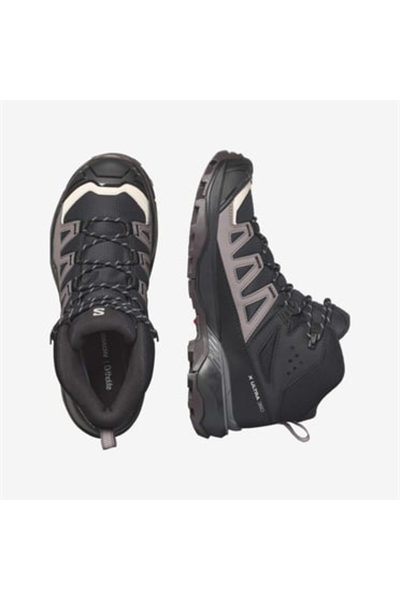Salomon 474486 X ULTRA 360 MID GTX W Kadın Outdoor Bot Siyah Gri