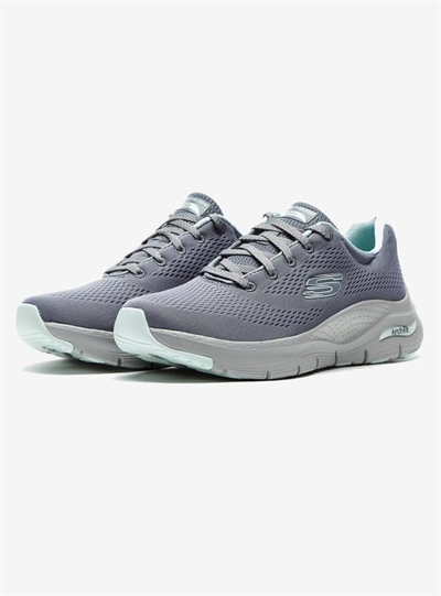 Skechers 149057TK/GYMN ARCH FIT Kadın Spor Ayakkabısı Gri