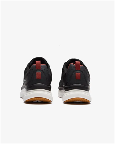 Skechers 232044/BLK DLUX WALKER Erkek  Koşu Ayakkabı Siyah Beyaz