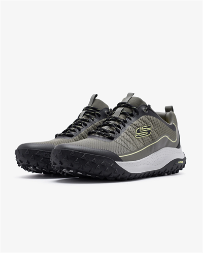 Skechers 237603/OLBK ARCH FIT SWIFT TRAIL Erkek Outdoor Ayakkabı Haki yeşil