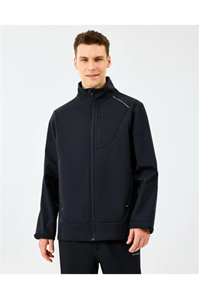 Skechers S2520132-3817 M Softshell Basic Jacket Erkek Ceket Siyah