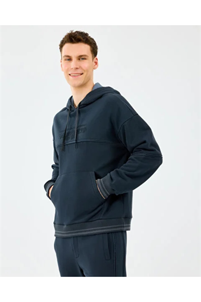 Skechers S2520227-3817 Hoodle Erkek SweatShirt Siyah