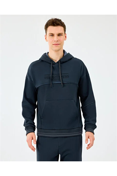 Skechers S2520227-3817 Hoodle Erkek SweatShirt Siyah