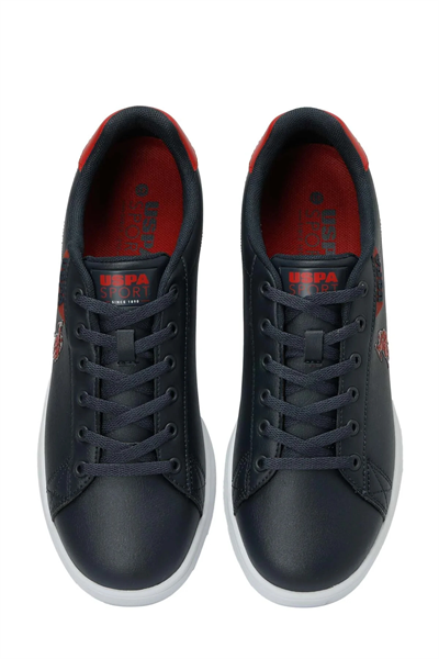 U.S. POLO ASSN.101501689 COSTA 4 FX Erkek Sneaker Siyah Beyaz