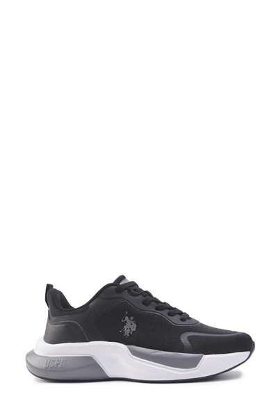 U.S. POLO ASSN. 101502380 WILLY Erkek Spor Ayakkabısı Siyah Beyaz