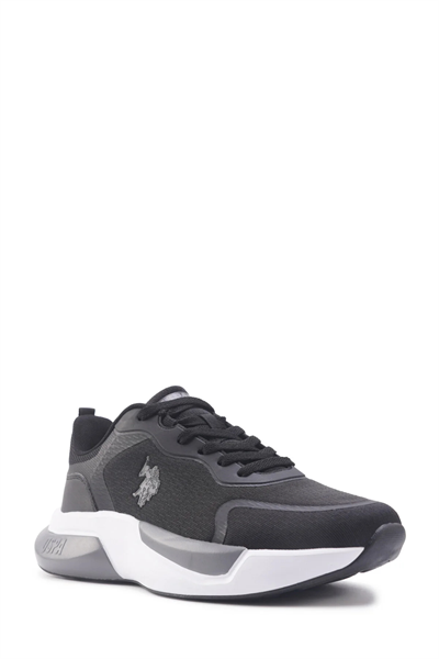 U.S. POLO ASSN. 101502380 WILLY Erkek Spor Ayakkabısı Siyah Beyaz
