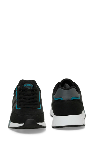 U.S. POLO ASSN. 101501726  Drago Erkek Spor Ayakkabı Siyah Beyaz