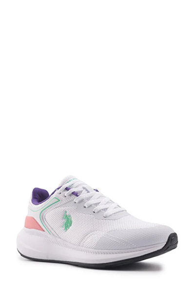 U.S. POLO ASSN. 101502086 PASIFIC WMN 4FX Beyaz Kadın Koşu Ayakkabısı Beyaz