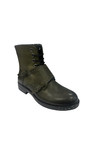 Venüs 1852507 22 Kadın Hakiki Deri Bot yeşil