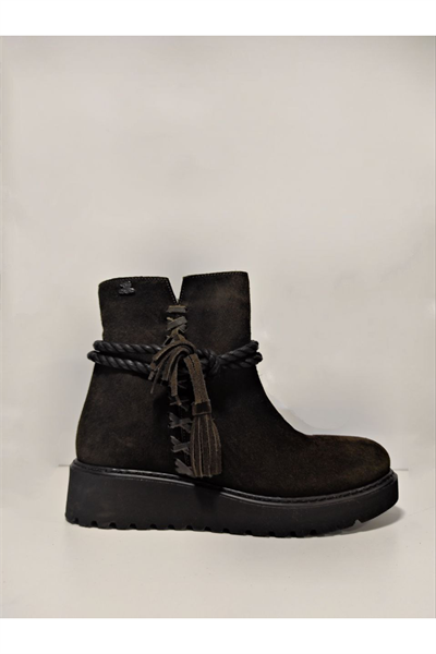 Venüs 1854702K Haki Bot Kadın Siyah