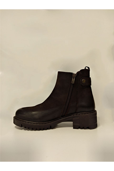 Venüs 1950811K Kadın Deri Bot Kahverengi