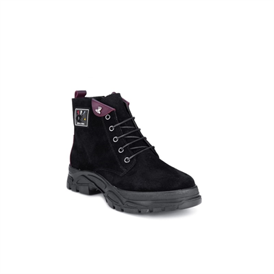 Venüs 1953863K Siyah-Bordo Kadın BOT Siyah