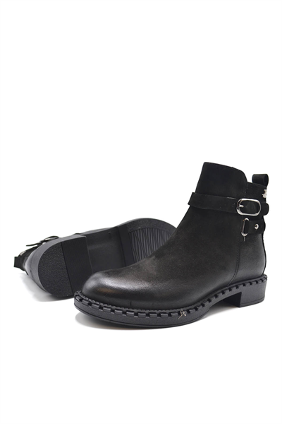 Venüs 2152203K Kadın Deri Bot Siyah