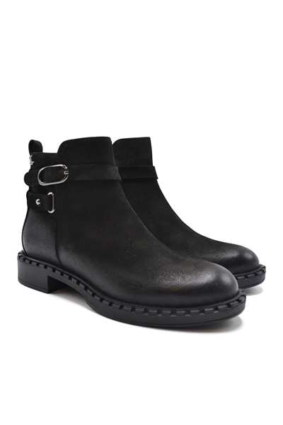 Venüs 2152203K Kadın Deri Bot Siyah