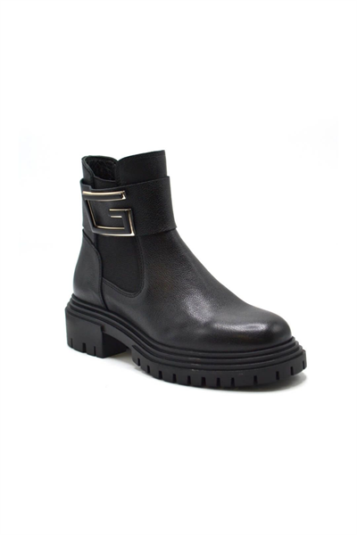 Venüs 2253852K Kadın Deri Bot Siyah
