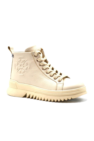 Venüs 2254604K Kadın Deri Bot Beyaz