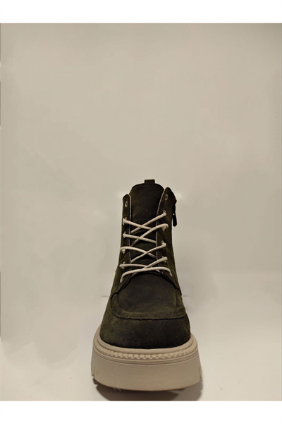 Venüs 2353302K Kadın Deri Bot yeşil bej