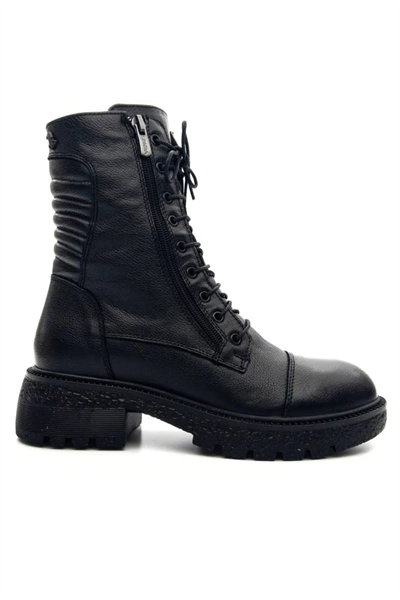Venüs 2353401K Kadın Deri Bot Siyah