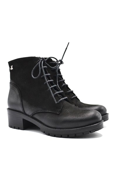Venüs 3312K Kadın Deri Bot Siyah