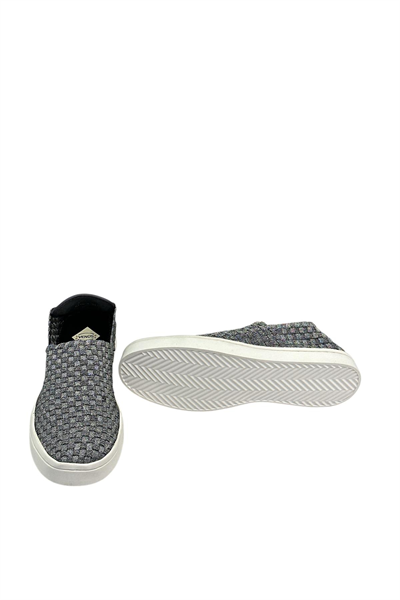 Venüs Spring-11 L047 Kadın Lastikli  Platin Ayakkabı Platin