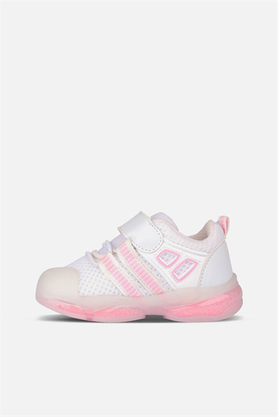 Vicco 346.E24Y.150 Orante Çocuk İlk Adım Ayakkabısı Beyaz Pembe