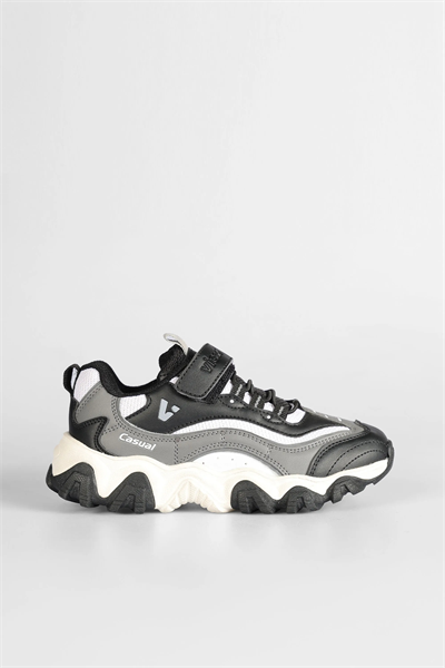 Vicco 346.P25K.244 Pote Çocuk Yürüyüş Ayakkabısı Siyah Gri