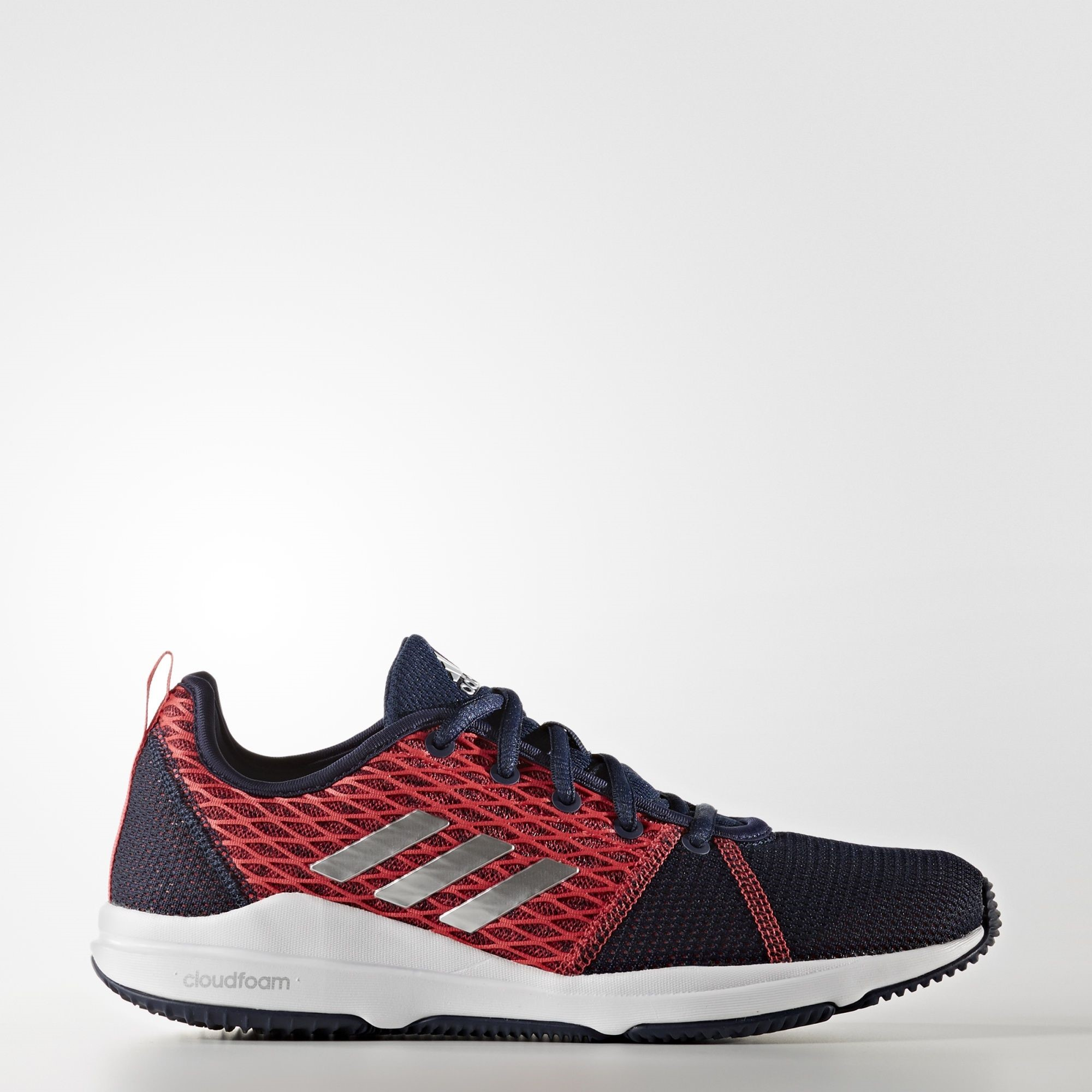 Adidas BA8741 Arianna Cloudfoam Kadın Yürüyüş Ayakkabısı lacivert turuncu
