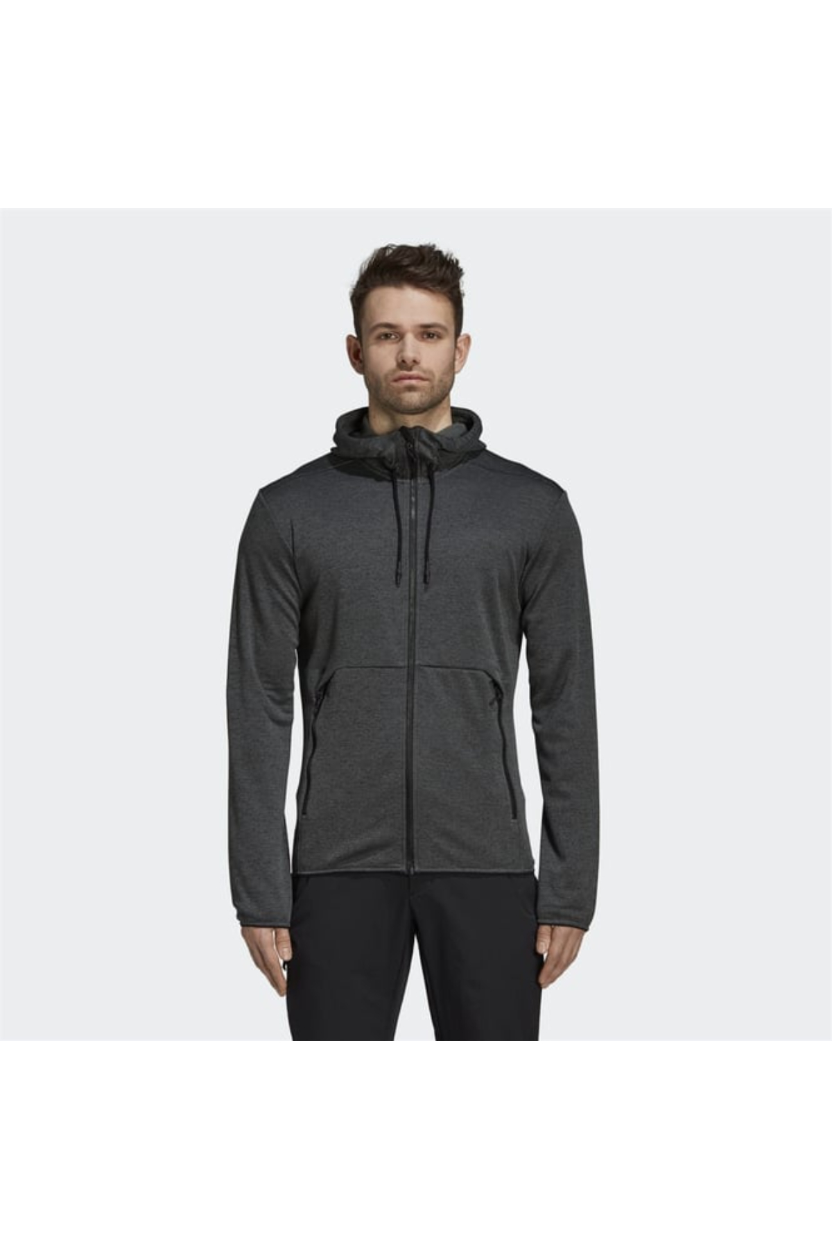 Adidas D73191 Terrex CTC Ho FI Jkt Erkek Eşofman Üstü Gri