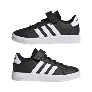 Adidas F76574 Court Animal INF Çocuk Sneaker Ayakakbısı Siyah Beyaz