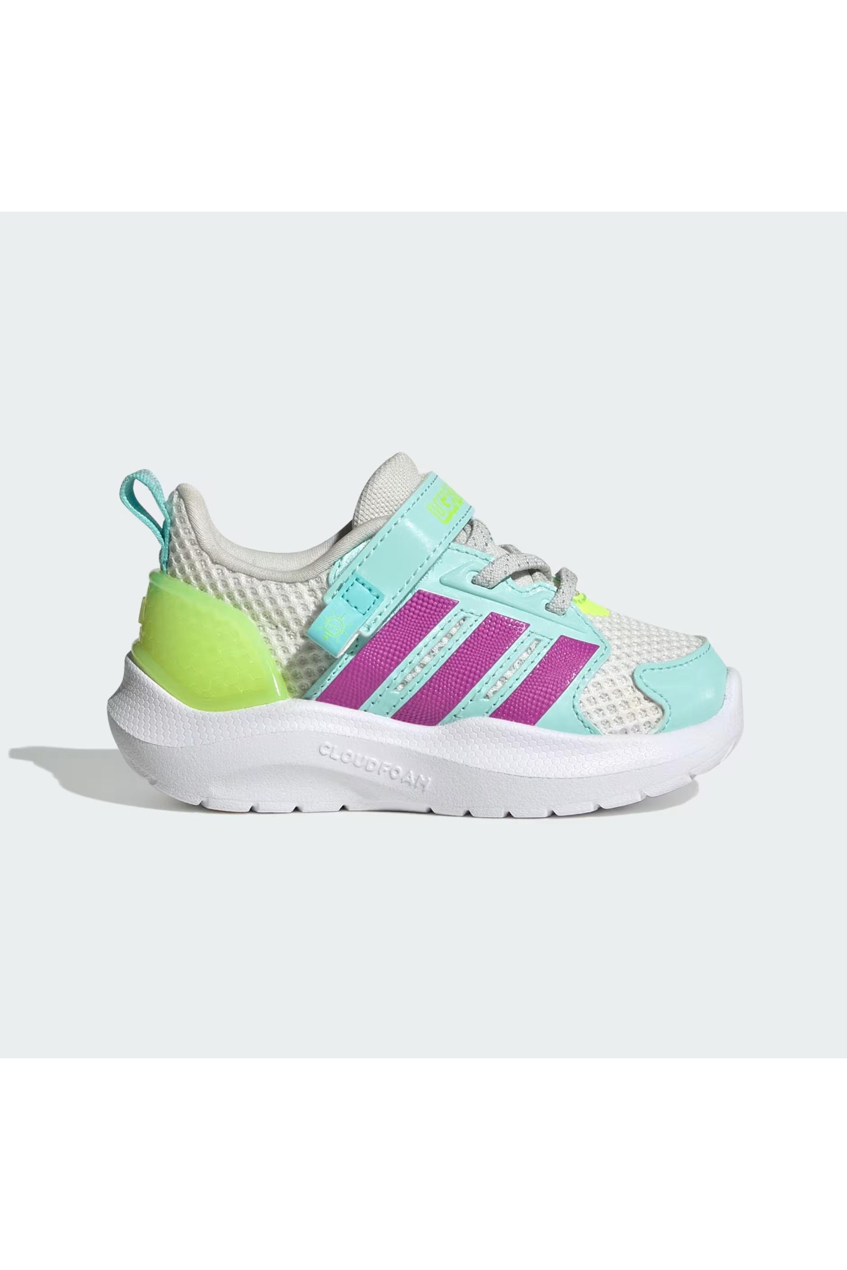 Adidas HQ9259 LIGHTORAMA RNR EL I Çocuk Yürüyüş Ayakkabısı Yeşil Sarı