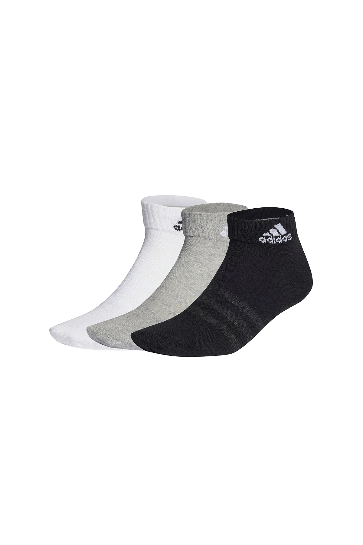 Adidas IC1283 T SPW ANK 3P Unisex Havlu Çorap Siyah Gri