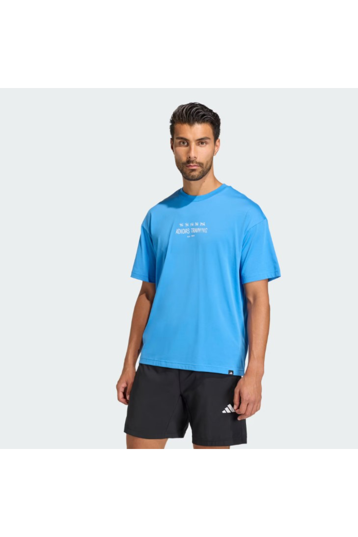 Adidas KB9401 M PWR G T Erkek T-Shirt Mavi
