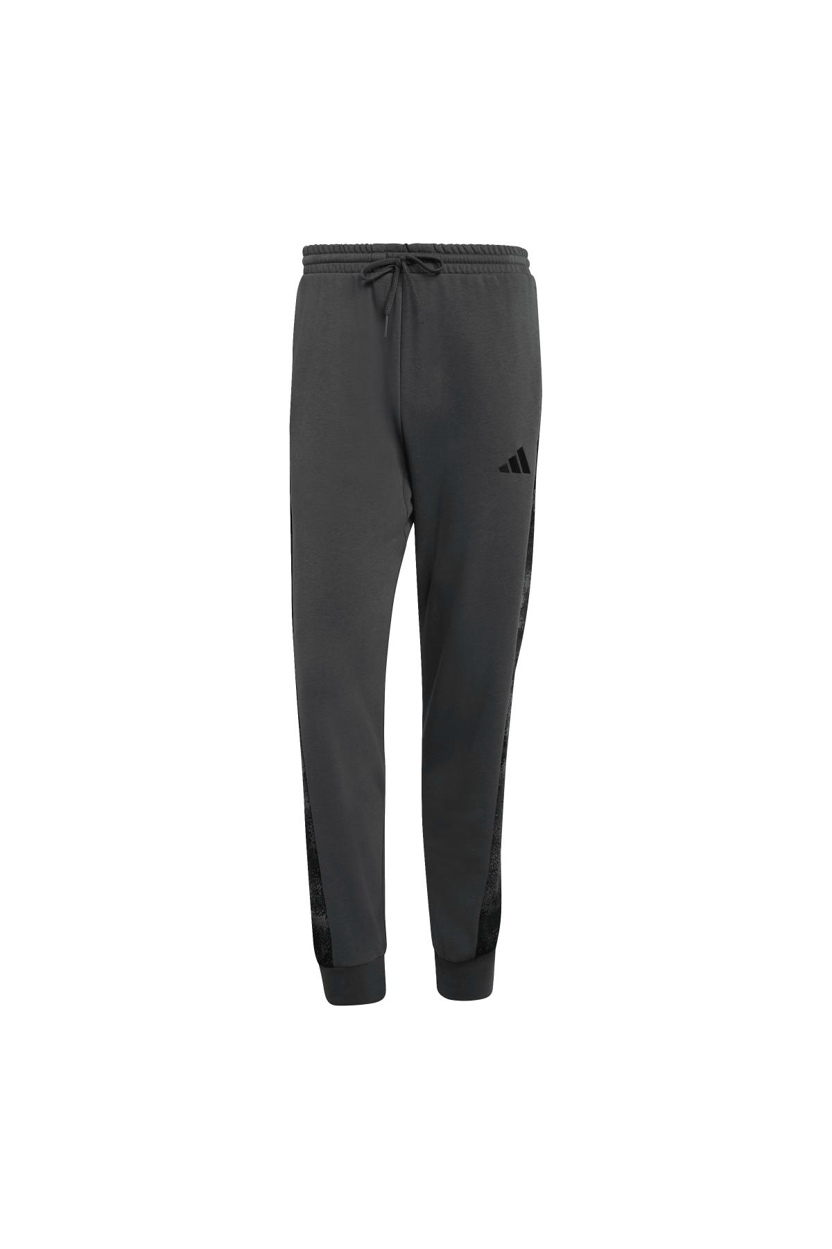 Adidas KC0715 M CAMO PRINT PT Erkek Alt Eşofman Gri