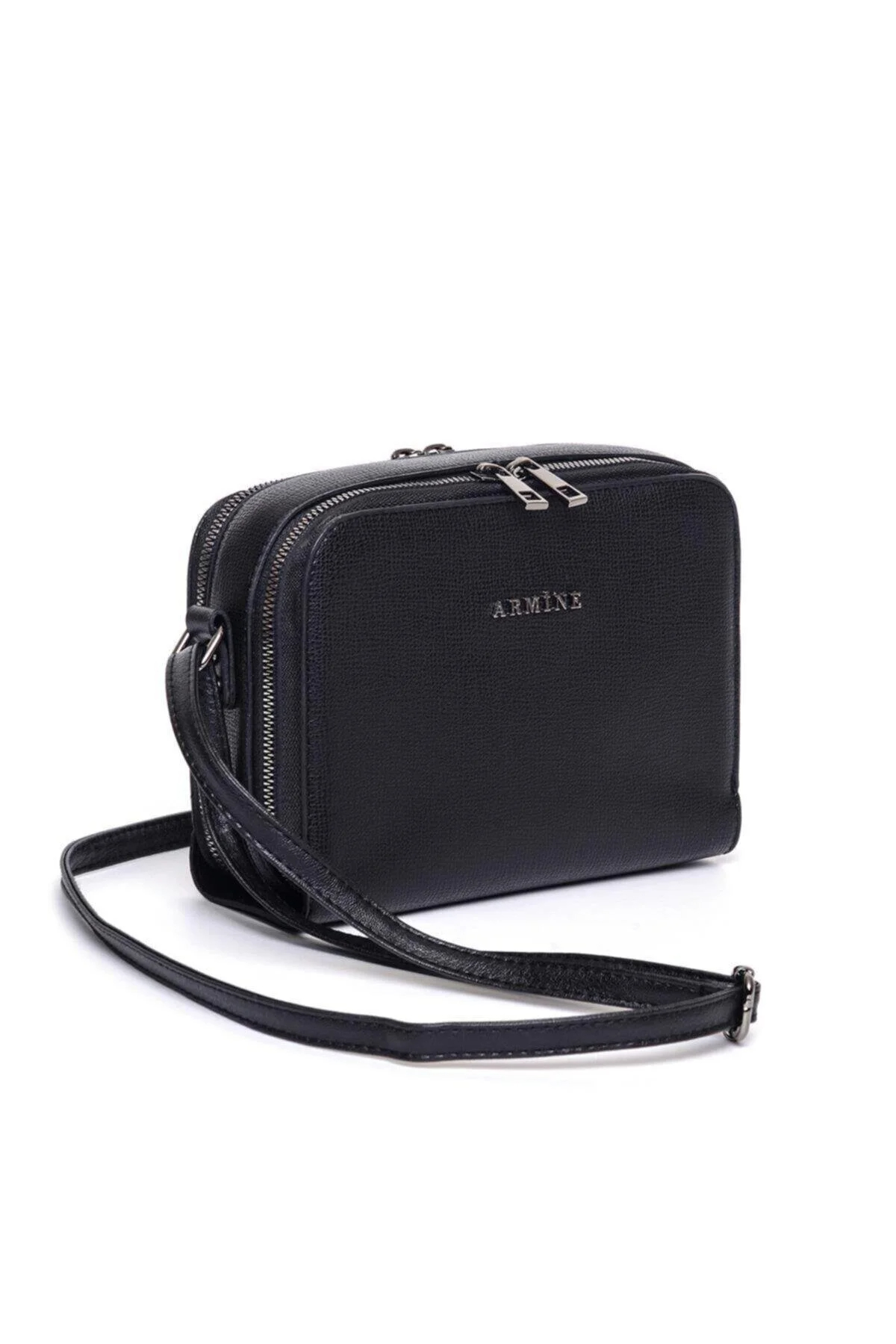 Armine 228 Bayan Çanta Croco Siyah