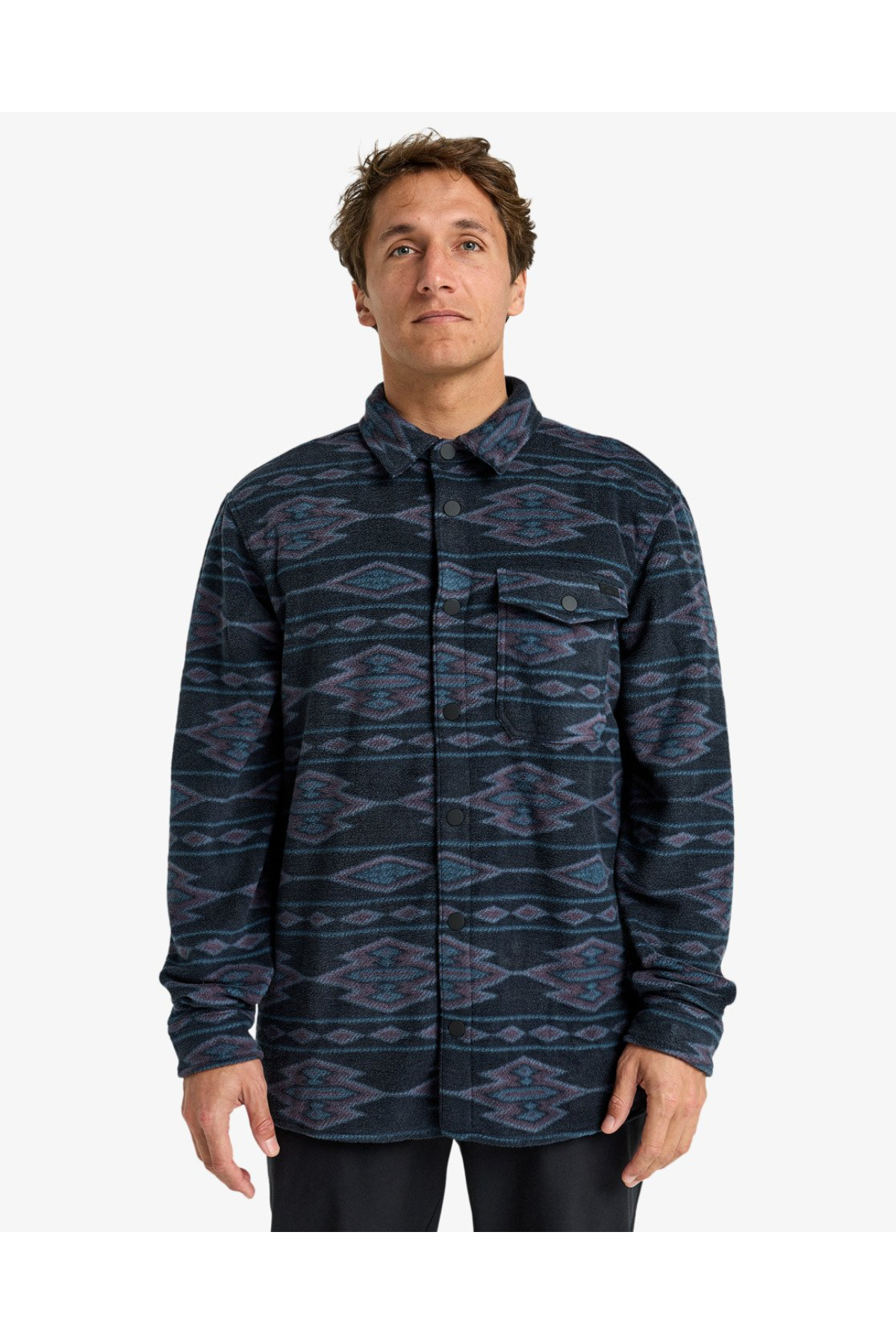 BILLABONG EBYFT00145 FURNACE FLANNEL Erkek Polar Gömlek Siyah Mor