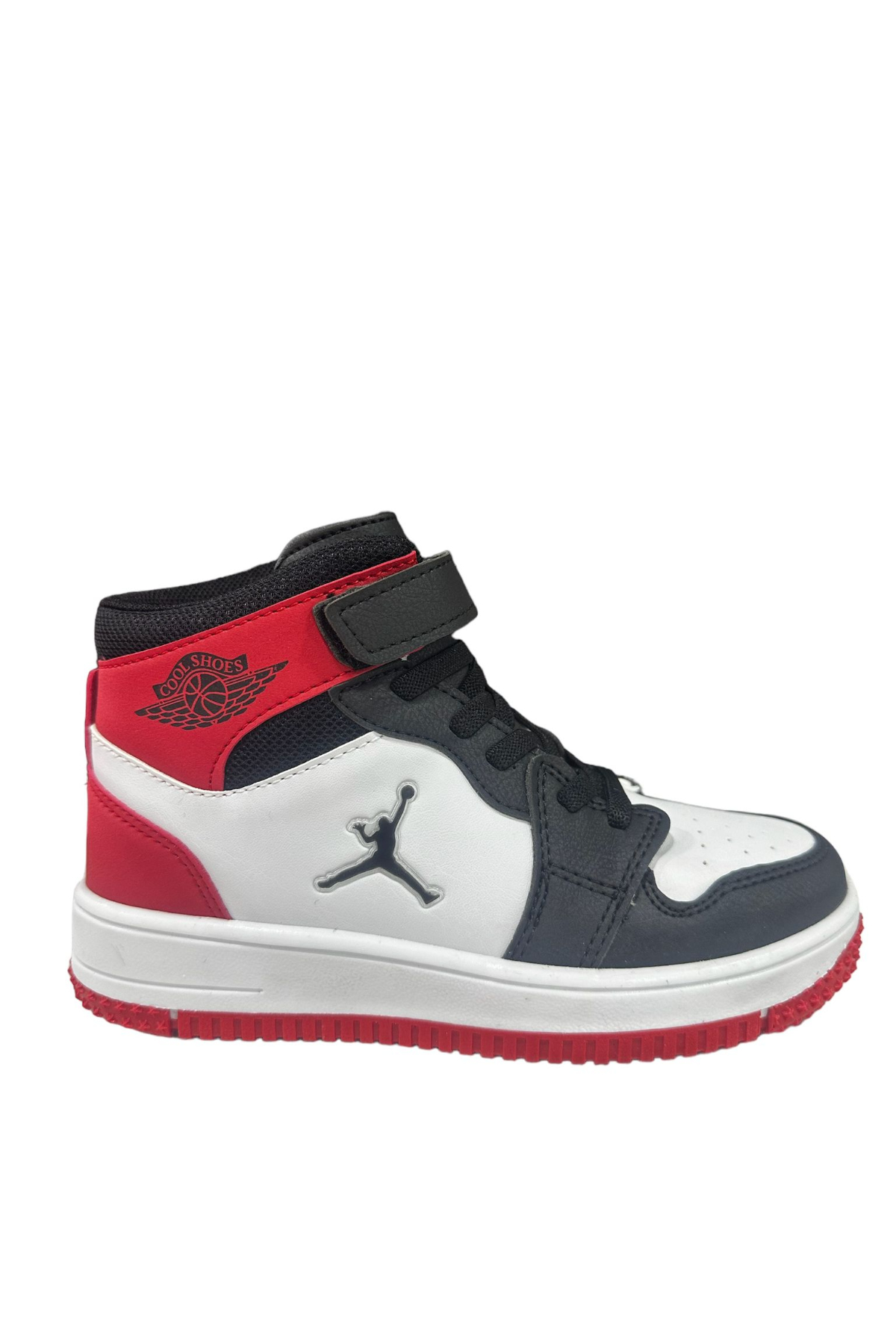 BoBe KIDS Haykat Uzun FLT Unisex Çocuk Sneaker Kırımızı beyaz
