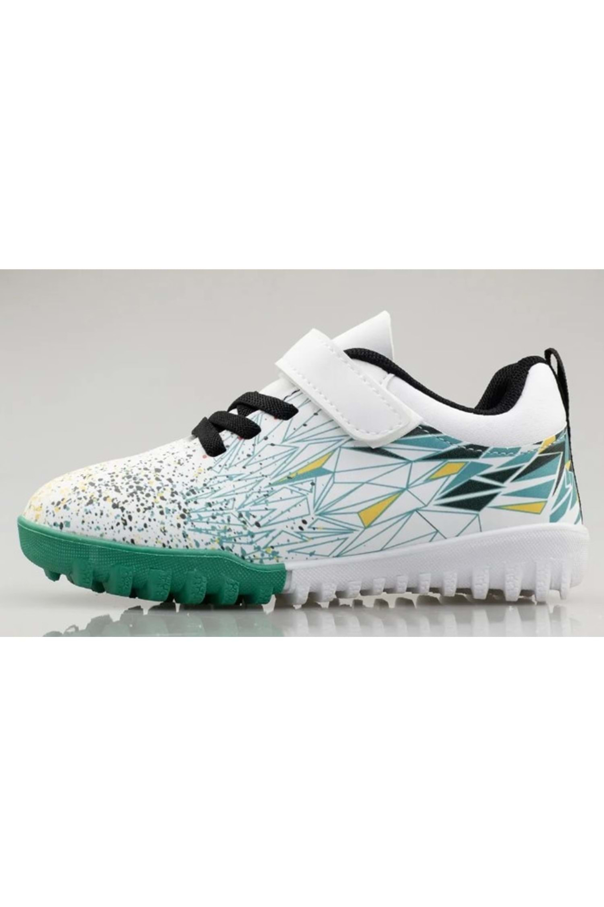 BoBe KIDS Messi Erkek Çocuk Halı Saha Ayakkabısı Beyaz