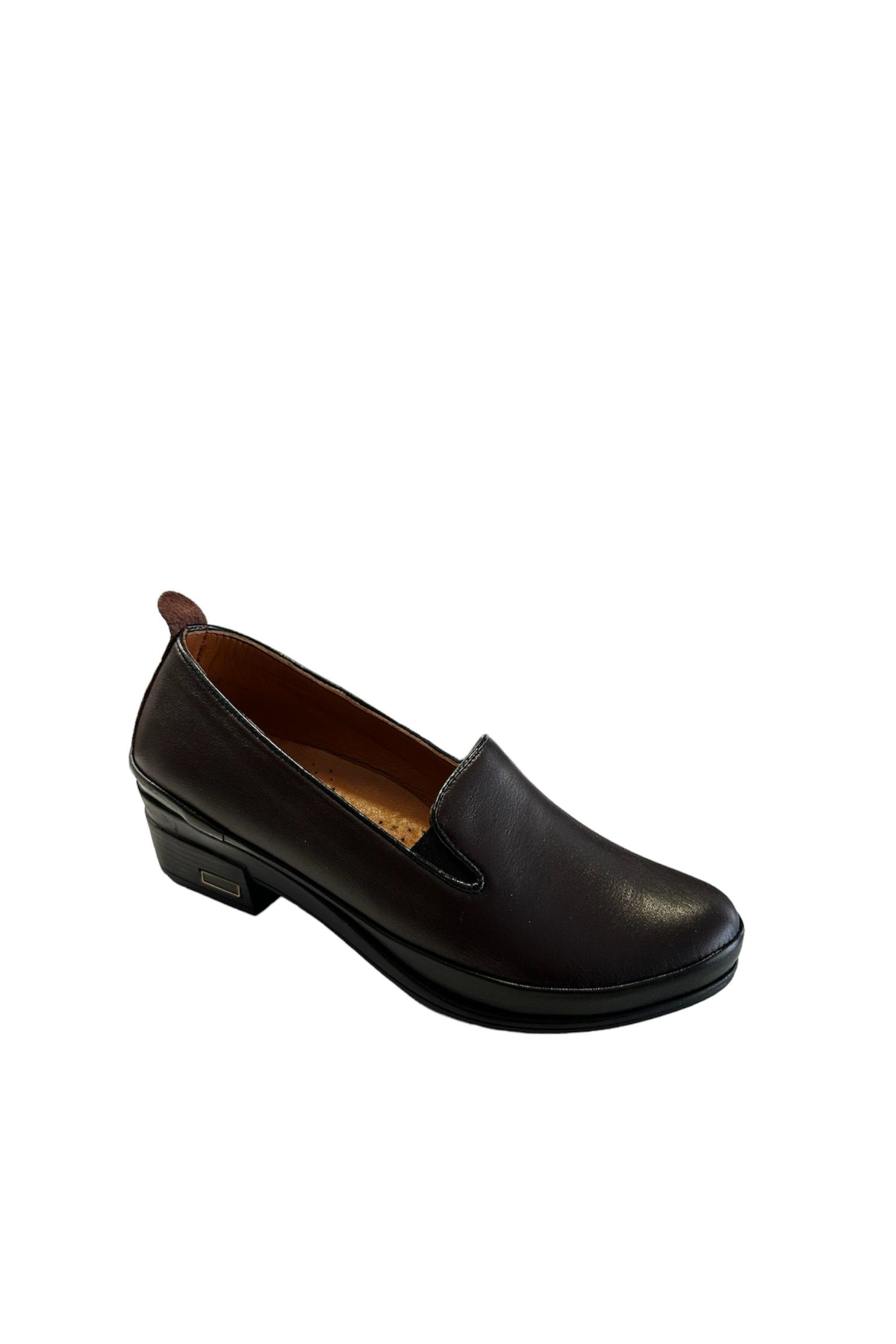 Castle Black 24553 Kadın Hakiki Deri Günlük Ayakkabı Kahverengi