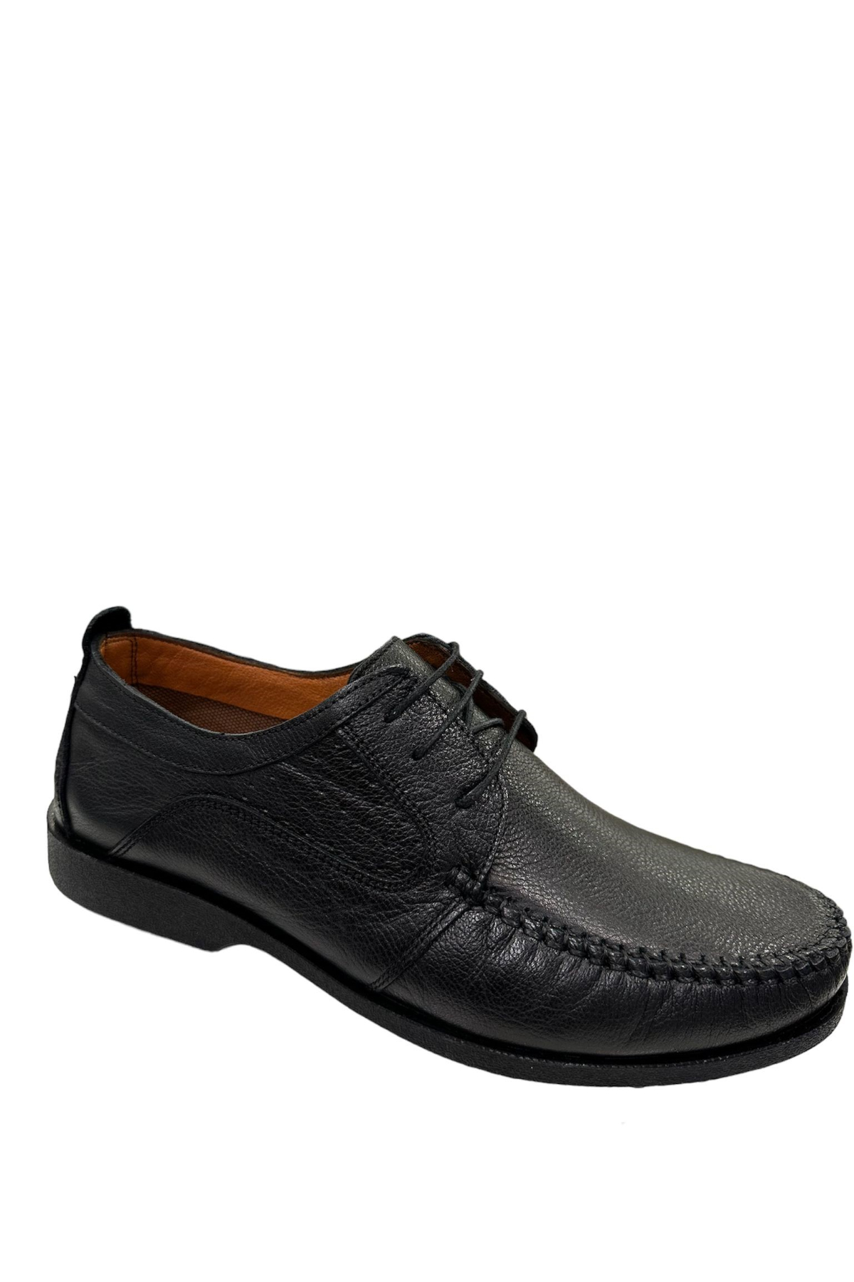 Castle Black 3075-1 Hakiki Deri Erkek Klasik Ayakkabı Siyah