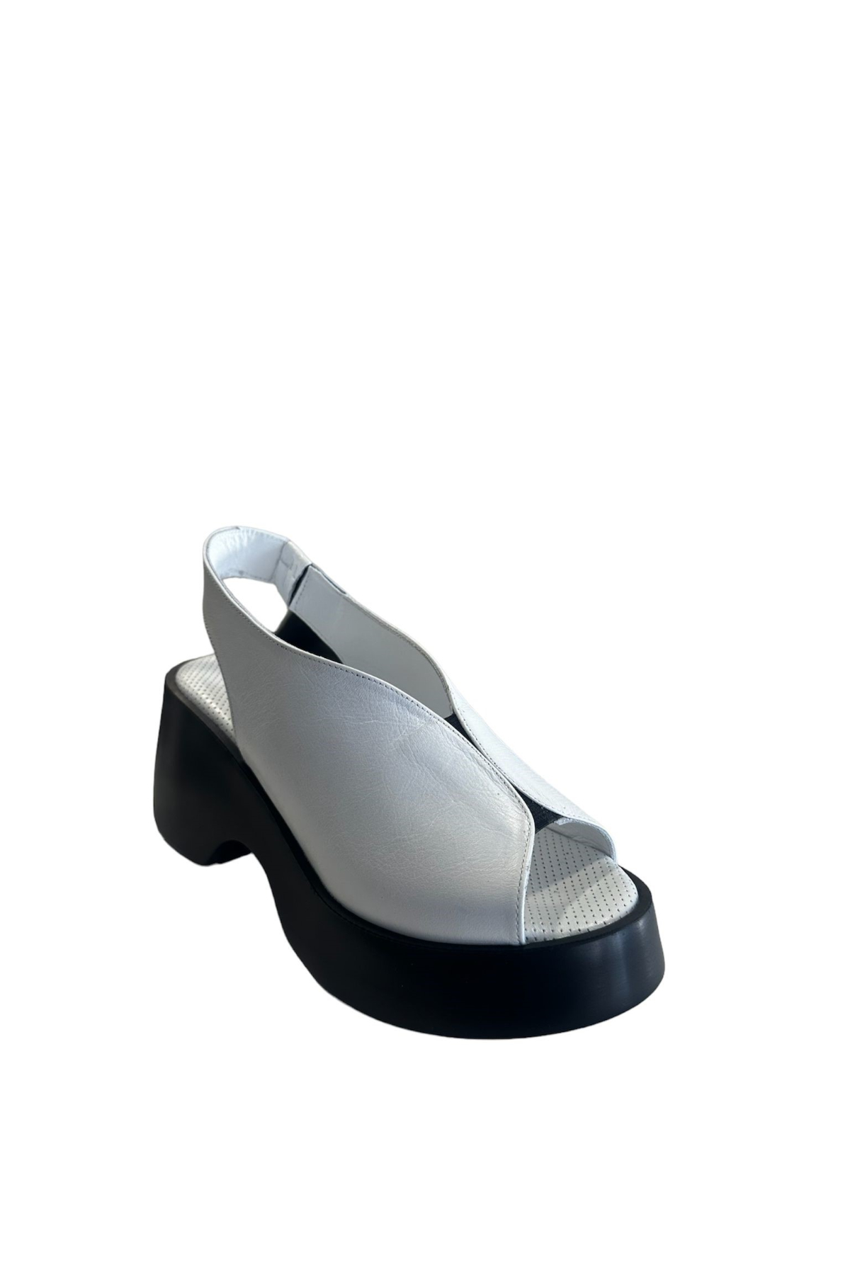 Castle Black 42624 Kadın Hakiki Deri Yazlık Ayakkabı Beyaz