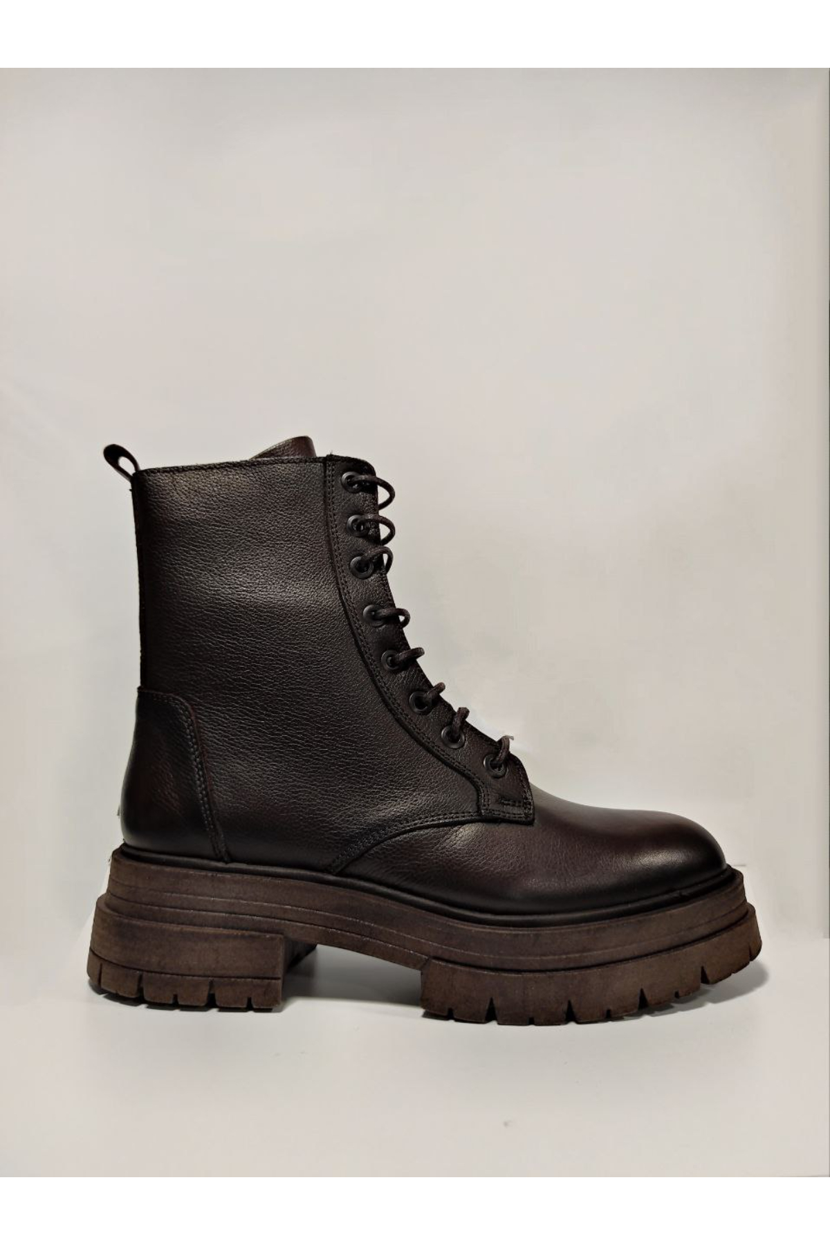 Castle Black YLDZ-26254-1 Kahverengi Hakiki Deri Kadın Bot Kahverengi