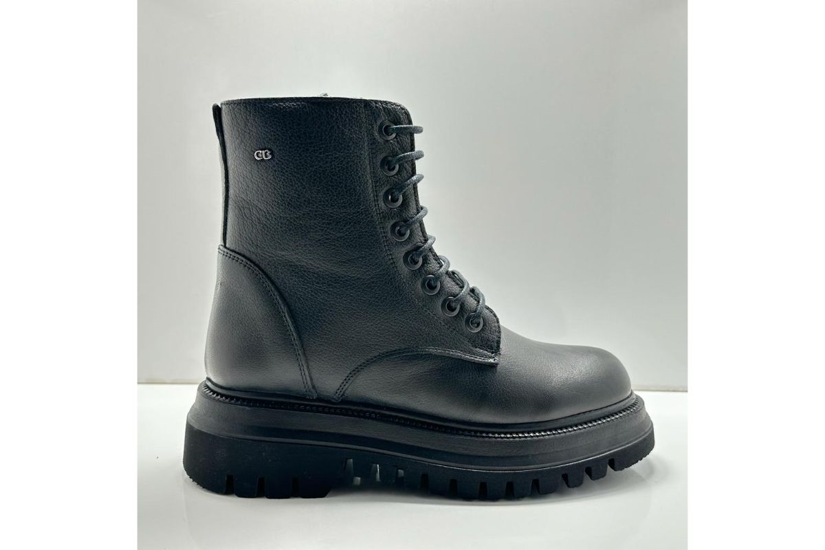 Castle Black YLDZ-27400-1 Siyah Hakiki Deri Kadın Bot Siyah