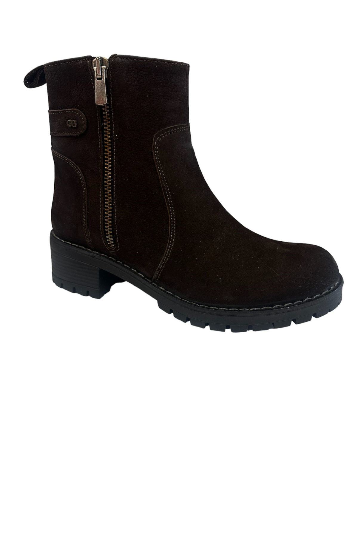 Castle Black YLDZ-4663-2 Hakiki Deri Kadın Bot Kahverengi