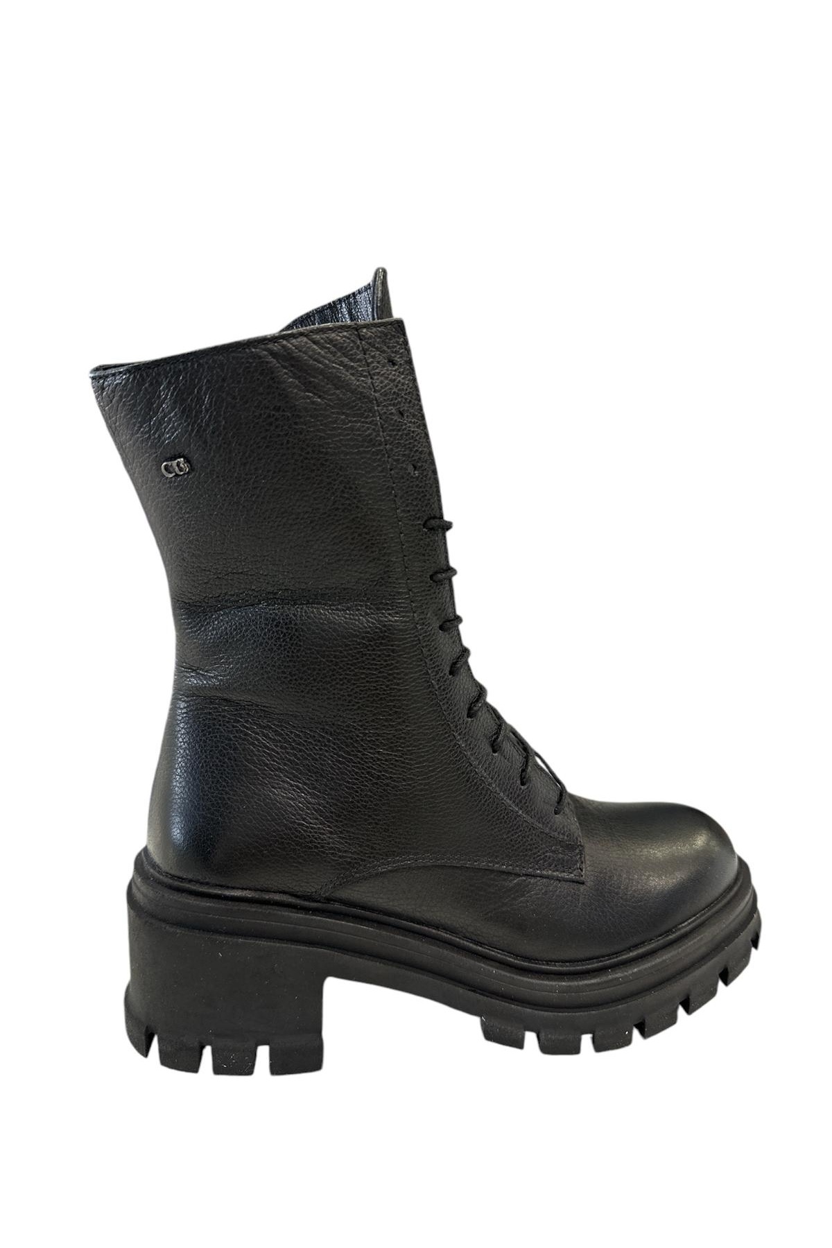 Castle Black YLDZ-52671-1 Kadın Hakiki Deri Klasik Bot Siyah