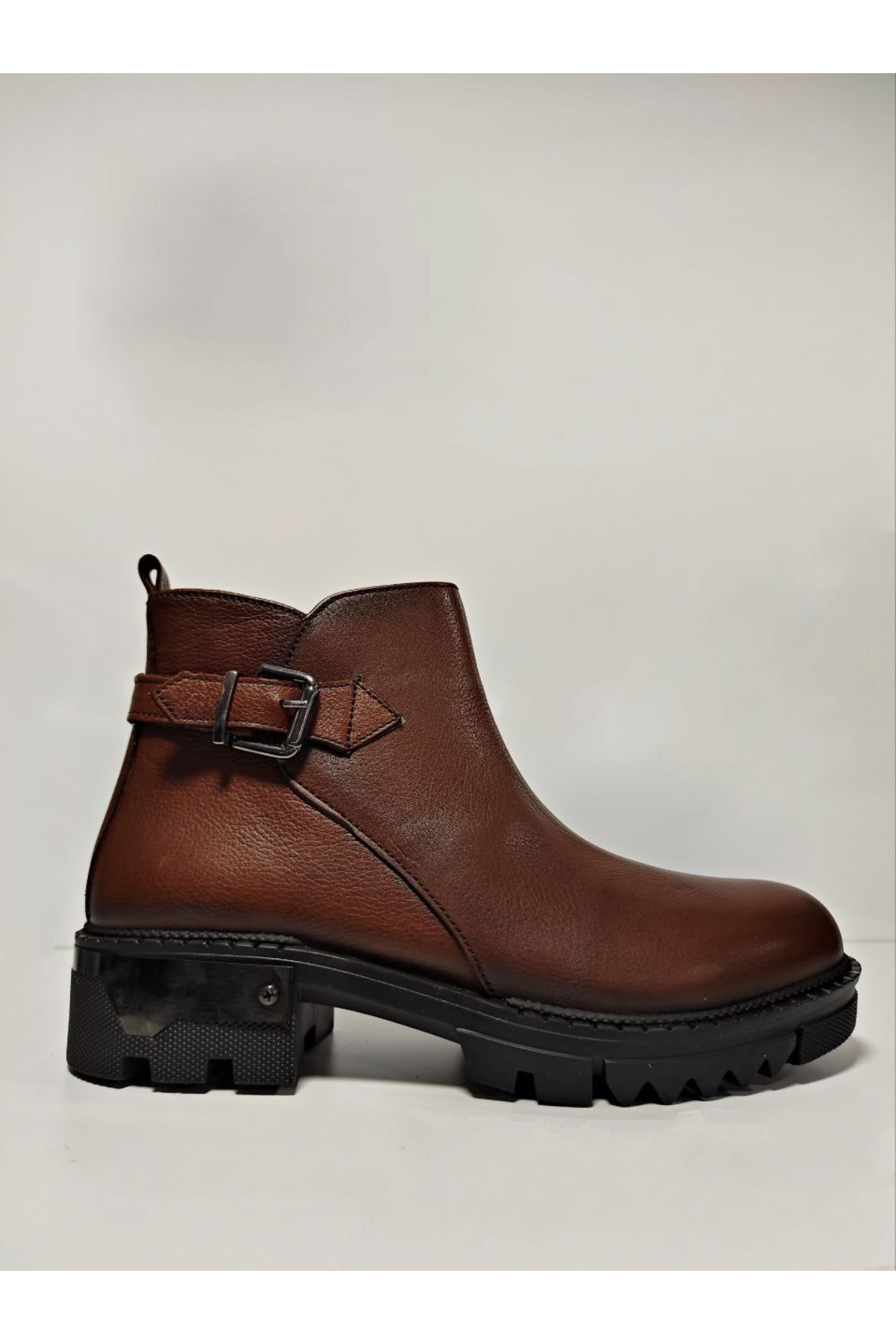 Castle Black YLDZ-92538-1 Hakiki Kadın Deri Bot Taba